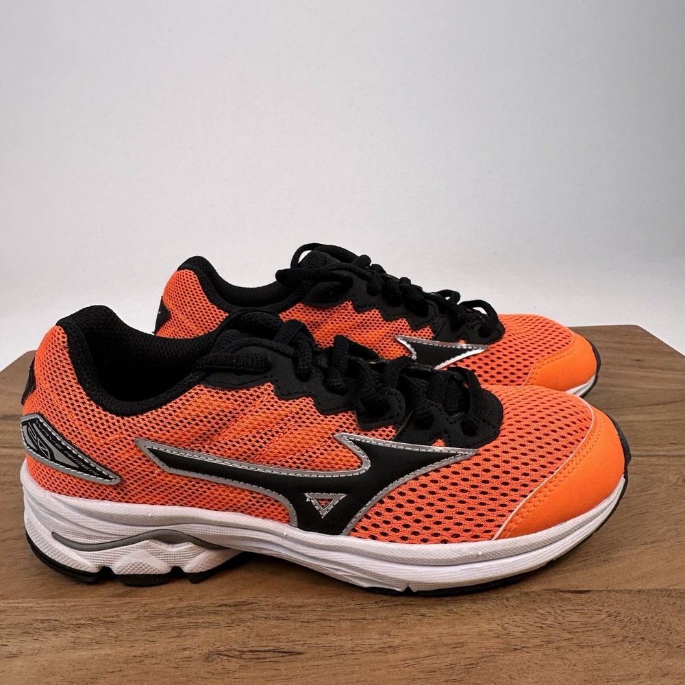 New Big Kids Mizuno Wave Rider 20 JR Running Athletic Shoes Sneakers Sz 2.5M
